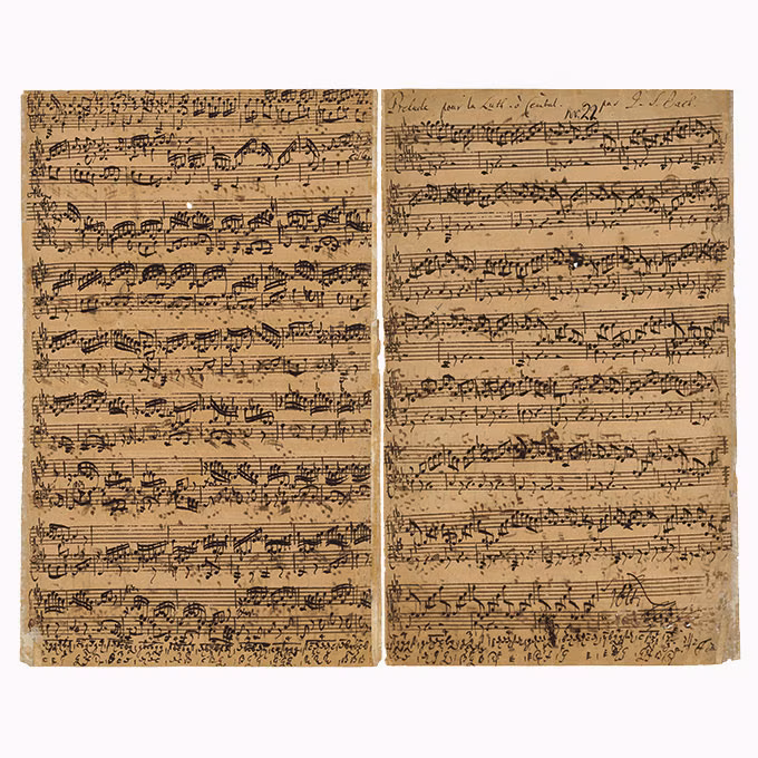 Bachi haruldane käsikiri oksjonil