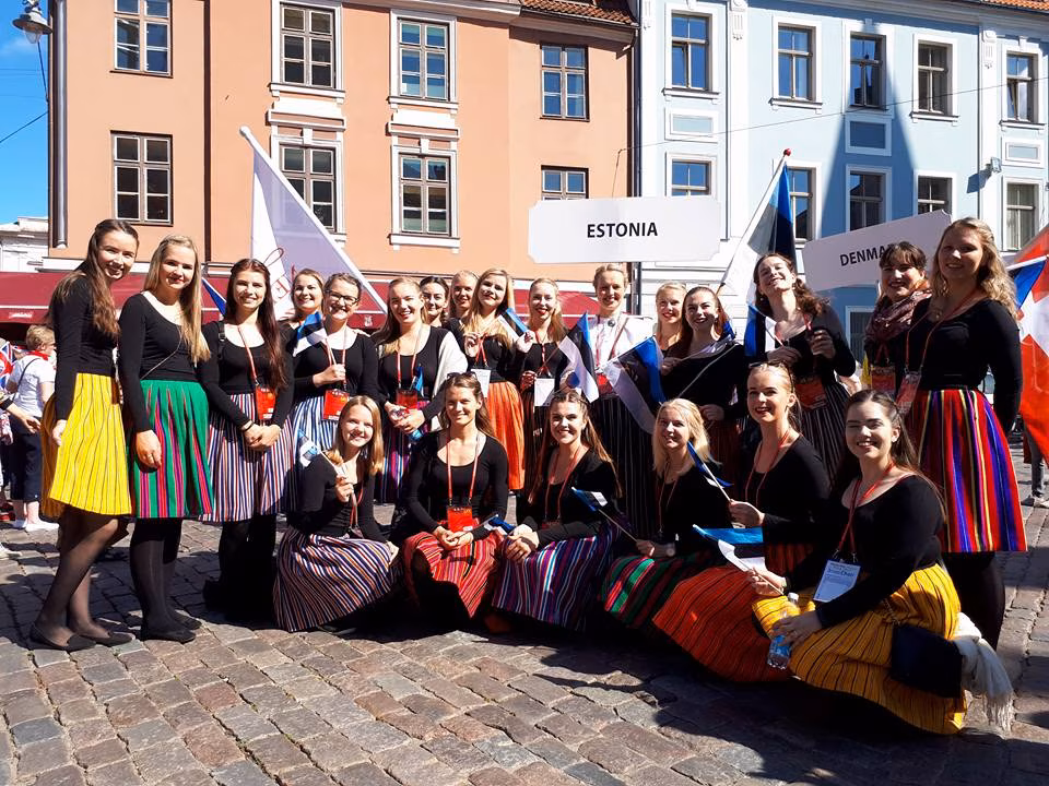 Leelo edu III koorimängudel Riias