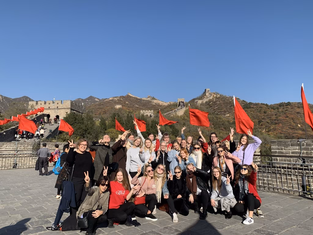 Tütarlastekoor Ellerhein kontserdireisil Hiinas