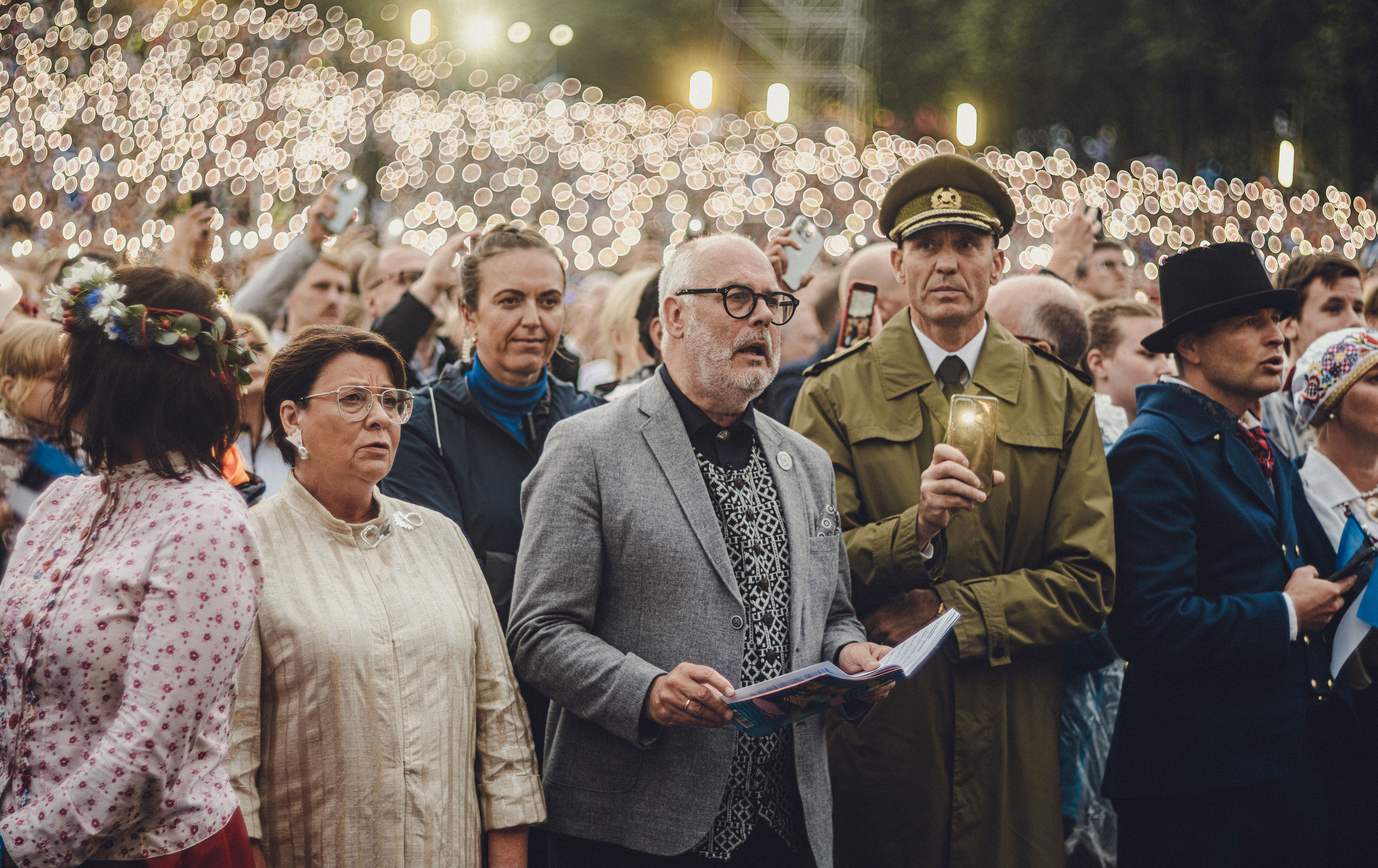 Vabariigi president Alar Karis abikaasaga. 