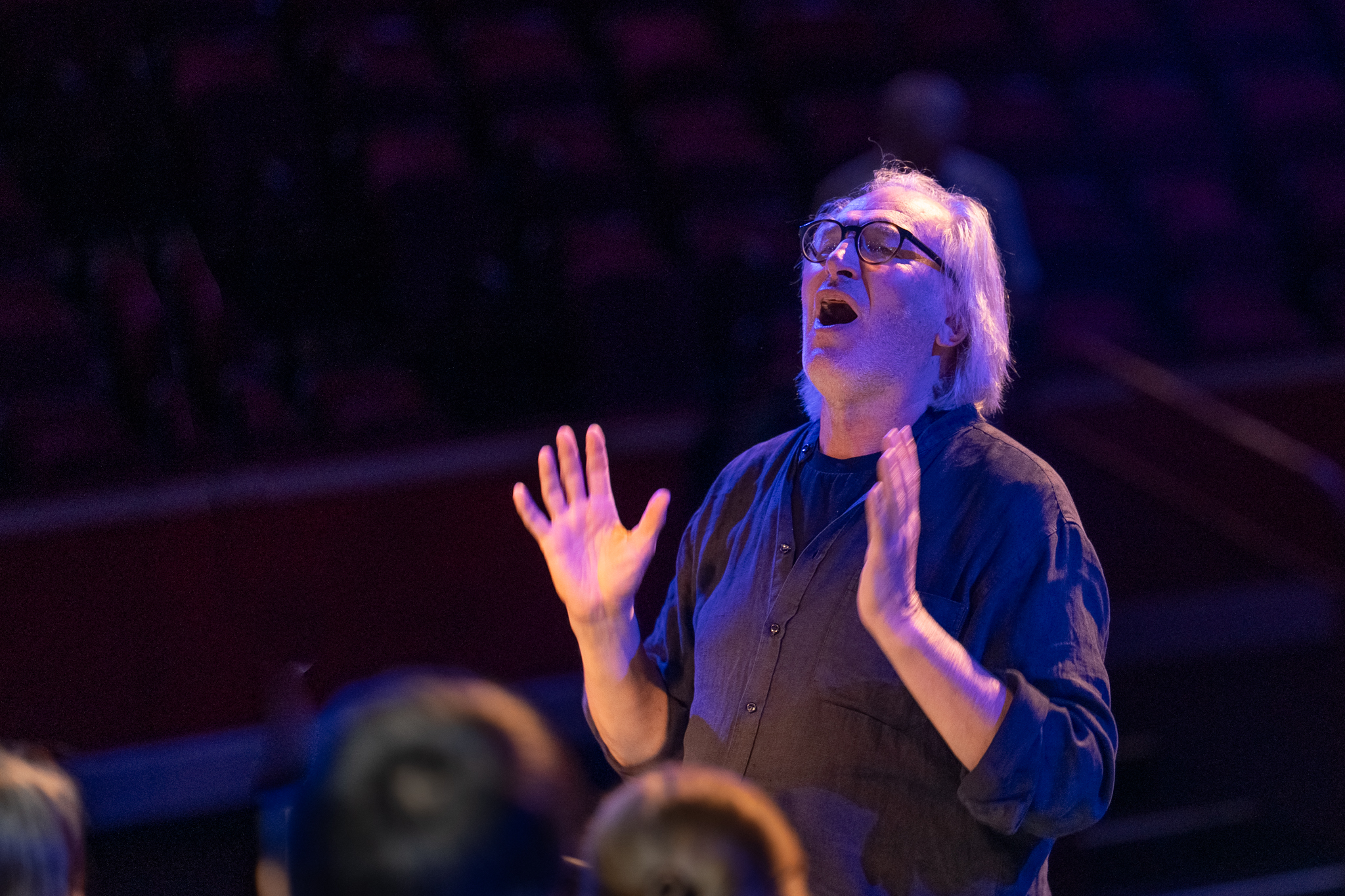 Tõnu Kaljuste proovis BBC 